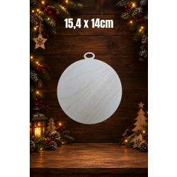 Bombka 14cm, bańka 14cm, sklejka 3mm